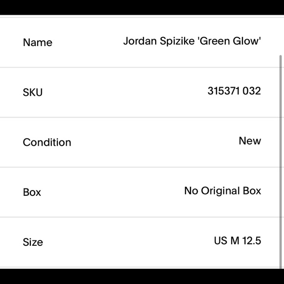 ****SOLD******Jordan- Green Glow - Picture 4 of 4